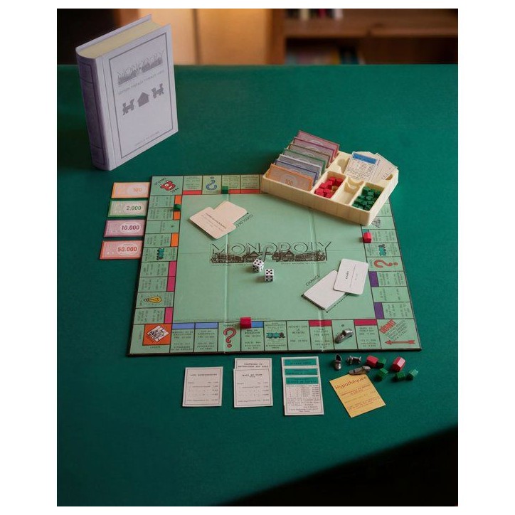 Monopoly édition vintage - Format livre - Jeu de société - MEGABLEU - Des 8 ans