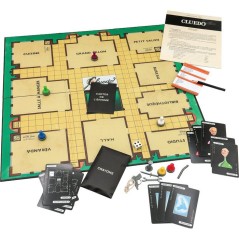 Cluedo édition vintage - Format livre - Jeu de société - MEGABLEU - Des 8 ans
