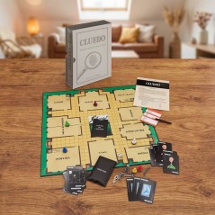 Cluedo édition vintage - Format livre - Jeu de société - MEGABLEU -