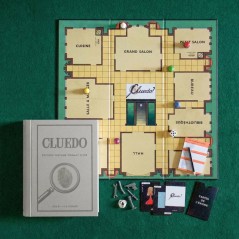 Cluedo édition vintage - Format livre - Jeu de société - MEGABLEU -