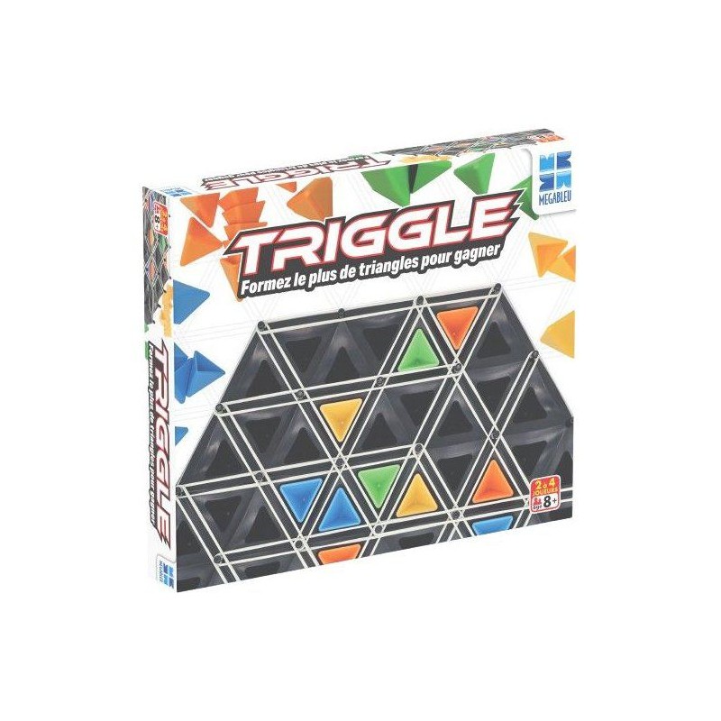 Triggle - Jeu de société - MEGABLEU - 2 a 4 joueurs - Des 8 ans