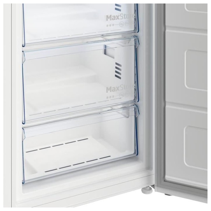 Congélateur armoire pose libre - BEKO - B3RFNE294W - Froid ventilé - E - 260 L - Autonomie : 11 h - 75,4 x 59,7 x 170,5 cm - B Congélateur armoire pose libre - BEKO - B3RFNE294W - Froid ventilé - E - 260 L - Autonomie : 11 h - 75,4 x 59,7 x 170,5 cm - B