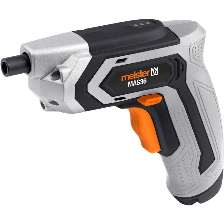 Visseuse sans fil - MEISTER - MAS36 - Batterie 3,6V Li-ion 2,0 Ah - Rotation 5 Nm - 220 tours/min - LED