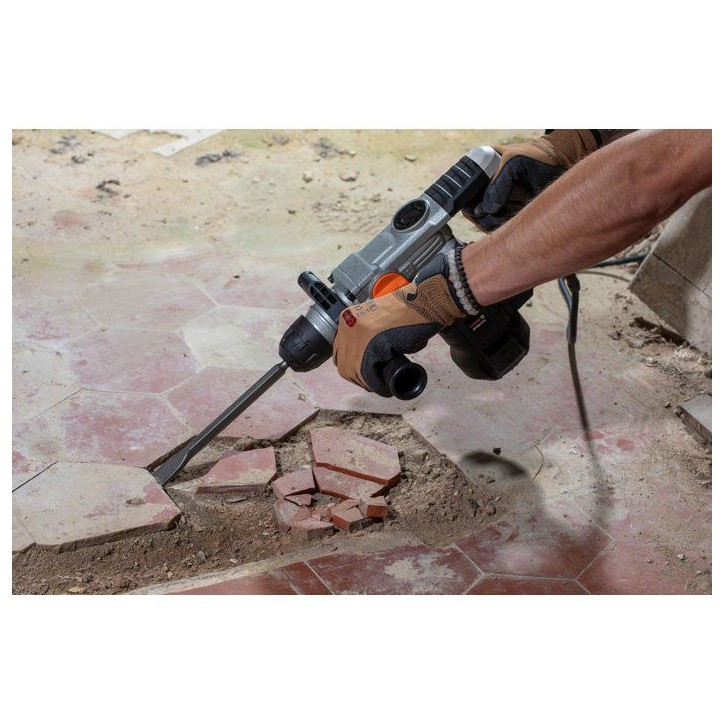Marteau Perforateur - MEISTER - 1010 W - 230 V - 880 tr/min - Revetement anti-dérapant - Câble 3 m - 1 clé + 1 poignée laté Marteau Perforateur - MEISTER - 1010 W - 230 V - 880 tr/min - Revetement anti-dérapant - Câble 3 m - 1 clé + 1 poignée laté