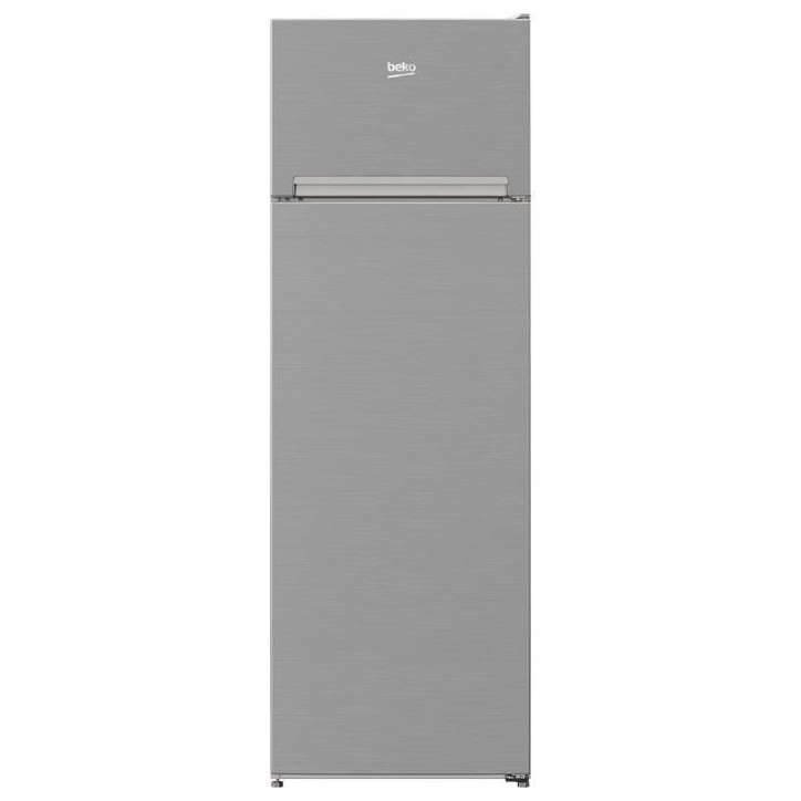 Réfrigérateur pose-libre double porte - BEKO - RDSA280K40SN - Classe E - 250 L - 160,6 x 54 x 57,4 cm - Gris Acier Réfrigérateur pose-libre double porte - BEKO - RDSA280K40SN - Classe E - 250 L - 160,6 x 54 x 57,4 cm - Gris Acier