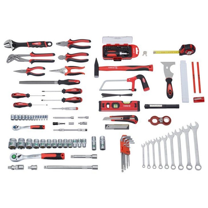Coffret a outils 131 pieces - MEISTER - Alu