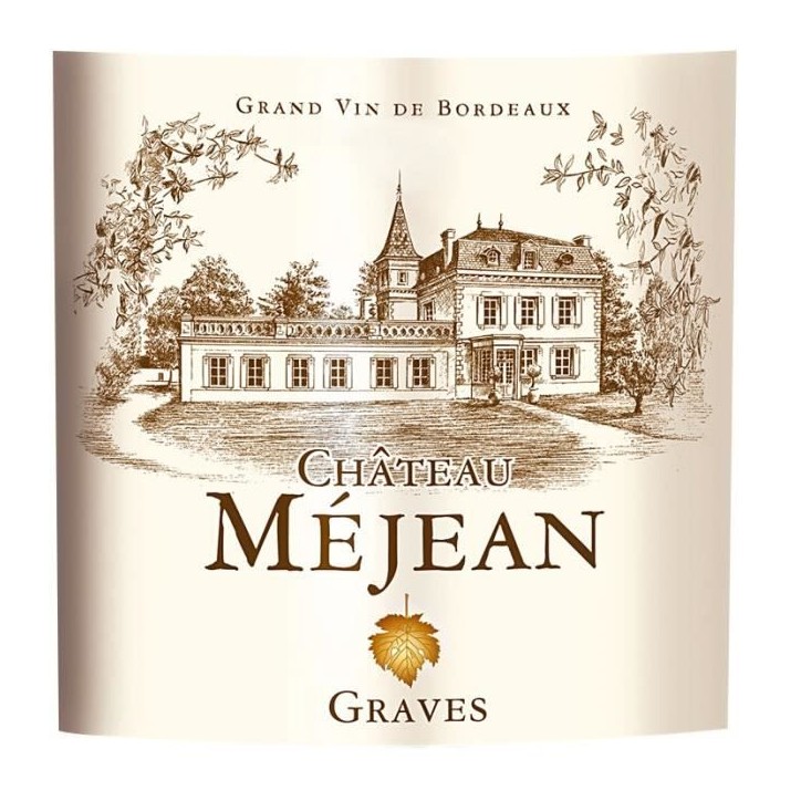 Château Méjean 2022 Graves - Vin rouge de Bordeaux