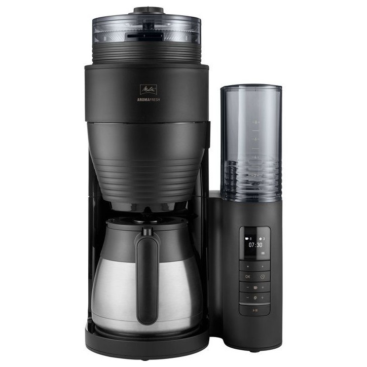 Cafetiere filtre avec moulin intégré - MELITTA - Aromafresh Therm Pro 1030-11 - 8 tasses - 1?080 W - Noir Cafetiere filtre avec moulin intégré - MELITTA - Aromafresh Therm Pro 1030-11 - 8 tasses - 1?080 W - Noir