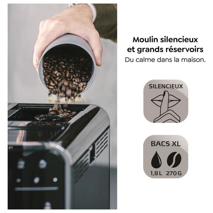 Machine a café automatique - MELITTA - Barista T Smart F830-102 - Noir Machine a café automatique - MELITTA - Barista T Smart F830-102 - Noir