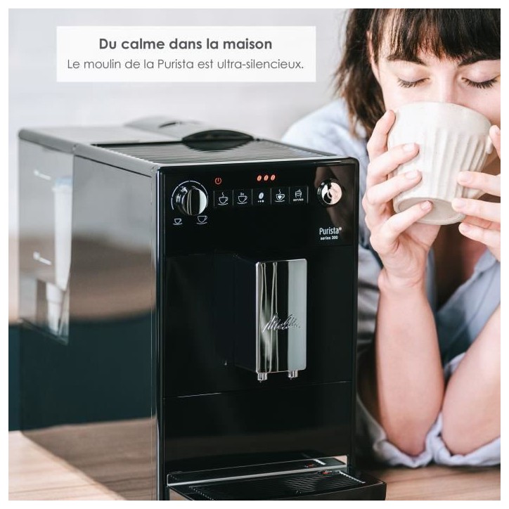 Machine a café automatique - MELITTA - Purista F230-102 - Noir Machine a café automatique - MELITTA - Purista F230-102 - Noir