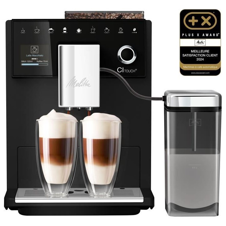 Machine a café automatique - MELITTA - CI Touch 630-112 - Noir mat Machine a café automatique - MELITTA - CI Touch 630-112 - Noir mat
