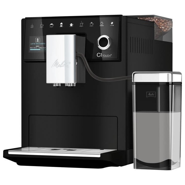 Machine a café automatique - MELITTA - CI Touch 630-112 - Noir mat Machine a café automatique - MELITTA - CI Touch 630-112 - Noir mat