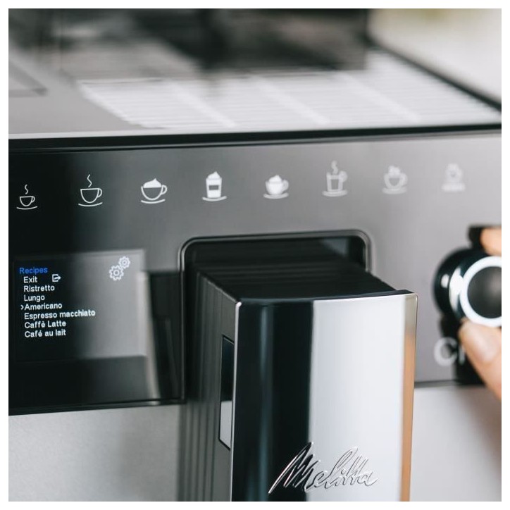 Machine a café automatique - MELITTA - CI Touch 630-112 - Noir mat Machine a café automatique - MELITTA - CI Touch 630-112 - Noir mat