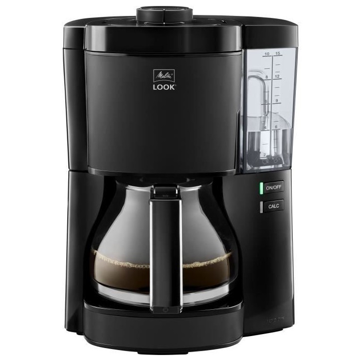 Cafetiere - MELITTA - Look V Glass 1025-02 - 1080 W - 1,25 L - Noir Cafetiere - MELITTA - Look V Glass 1025-02 - 1080 W - 1,25 L - Noir