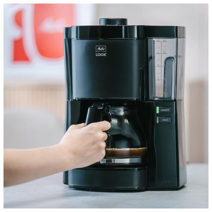 Cafetiere - MELITTA - Look V Glass 1025-02 - 1080 W - 1,25 L - Noir Cafetiere - MELITTA - Look V Glass 1025-02 - 1080 W - 1,25 L - Noir