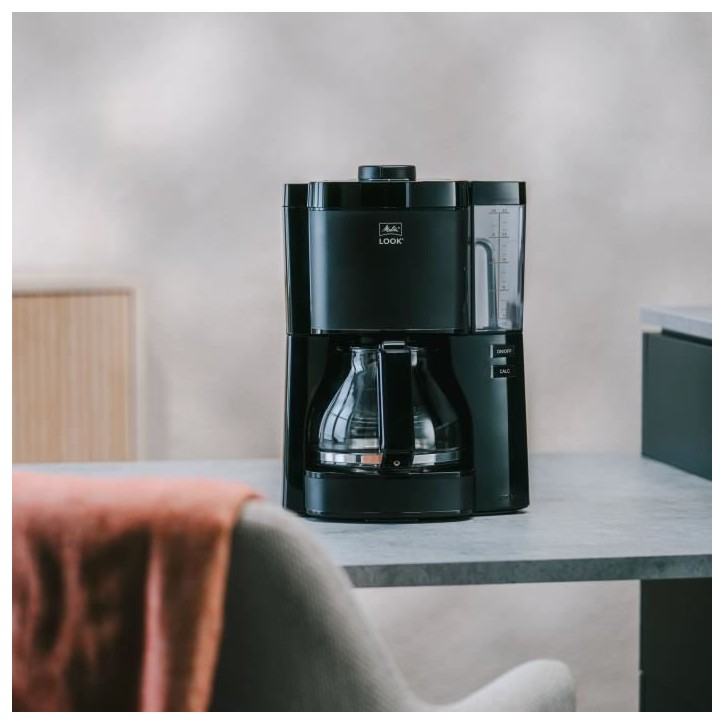 Cafetiere - MELITTA - Look V Glass 1025-02 - 1080 W - 1,25 L - Noir Cafetiere - MELITTA - Look V Glass 1025-02 - 1080 W - 1,25 L - Noir