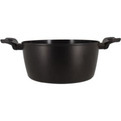Faitout - MENASTYL - 6020647 - En alumimium forgé - 24 cm - Noir - To