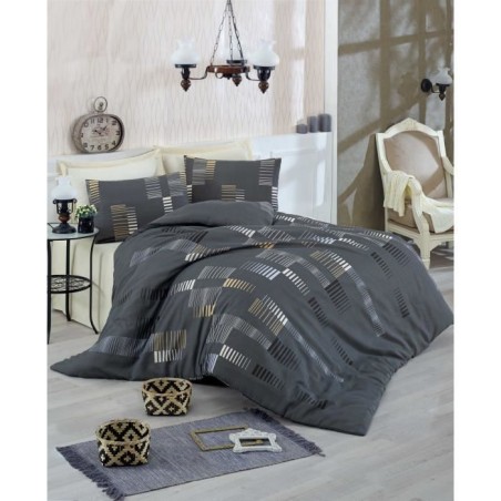 Parure de lit - 1 housse de couette 220x240 cm + 2 taies d'oreiller 60