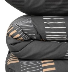 Parure de lit - 1 housse de couette 220x240 cm + 2 taies d'oreiller 60