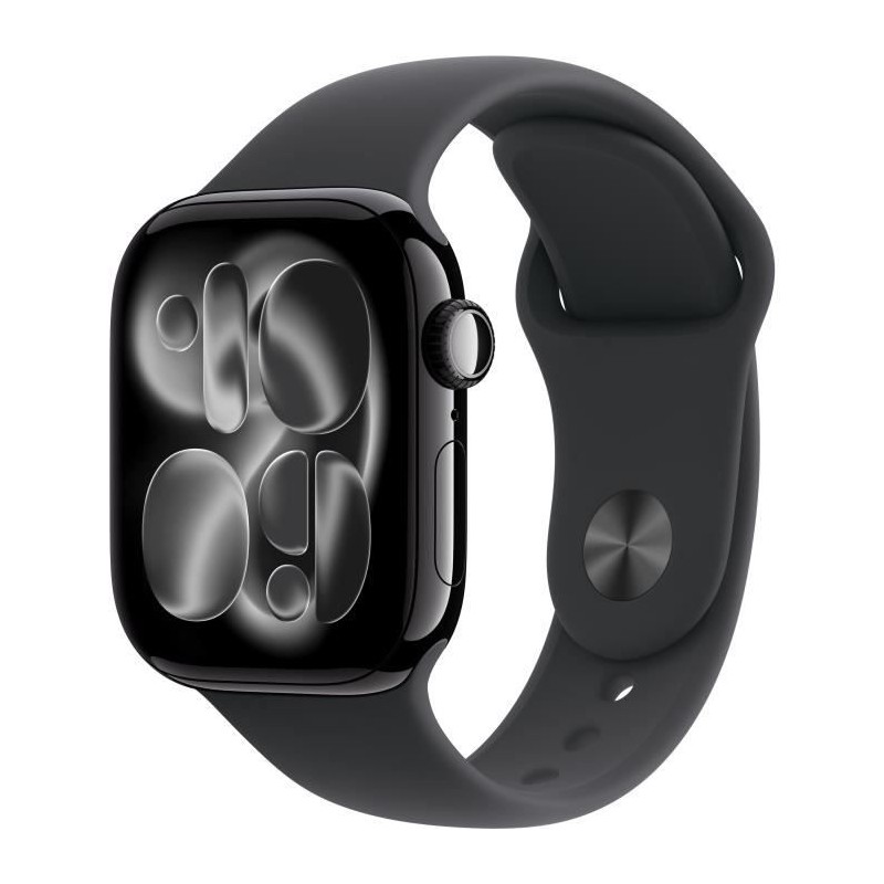 Apple Watch Series 11 GPS - 42mm - Boîtier Jet Black Aluminium - B