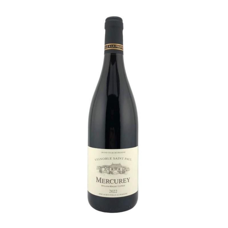 Vignoble Saint Paul 2022 Mercurey - Vin rouge de Bourgogne