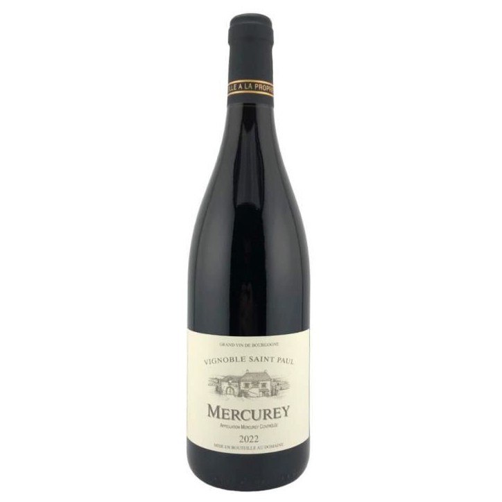 Vignoble Saint Paul 2022 Mercurey - Vin rouge de Bourgogne