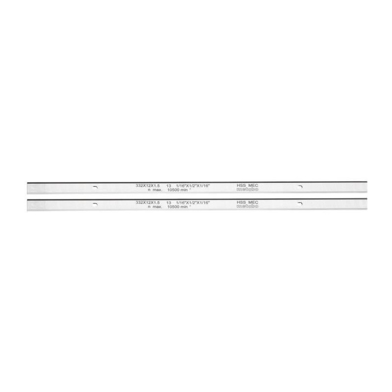 Lame de rabot - METABO - DH 330/316 - HSS - Réaffûtable - Teneur en