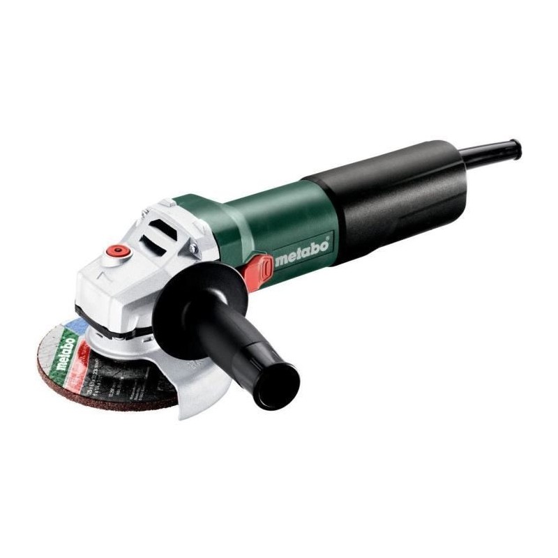 Set Meuleuse d'angle - METABO - WEQ 1400-125 - Ecrou de serrage M-Quic