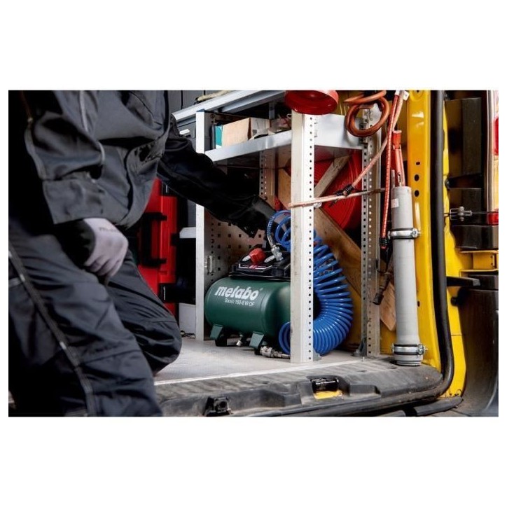 Compresseur - METABO - Basic 160-6 W OF - 6 Litres - 900 W - 8 bar Compresseur - METABO - Basic 160-6 W OF - 6 Litres - 900 W - 8 bar
