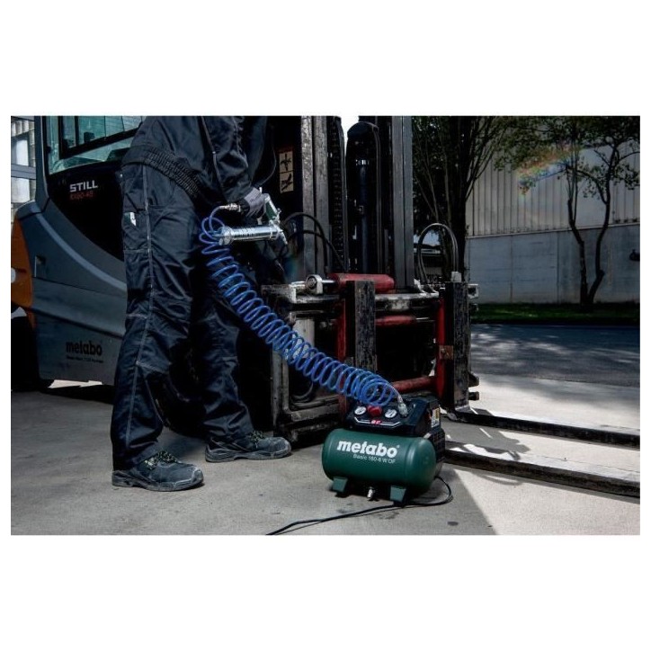 Compresseur - METABO - Basic 160-6 W OF - 6 Litres - 900 W - 8 bar Compresseur - METABO - Basic 160-6 W OF - 6 Litres - 900 W - 8 bar