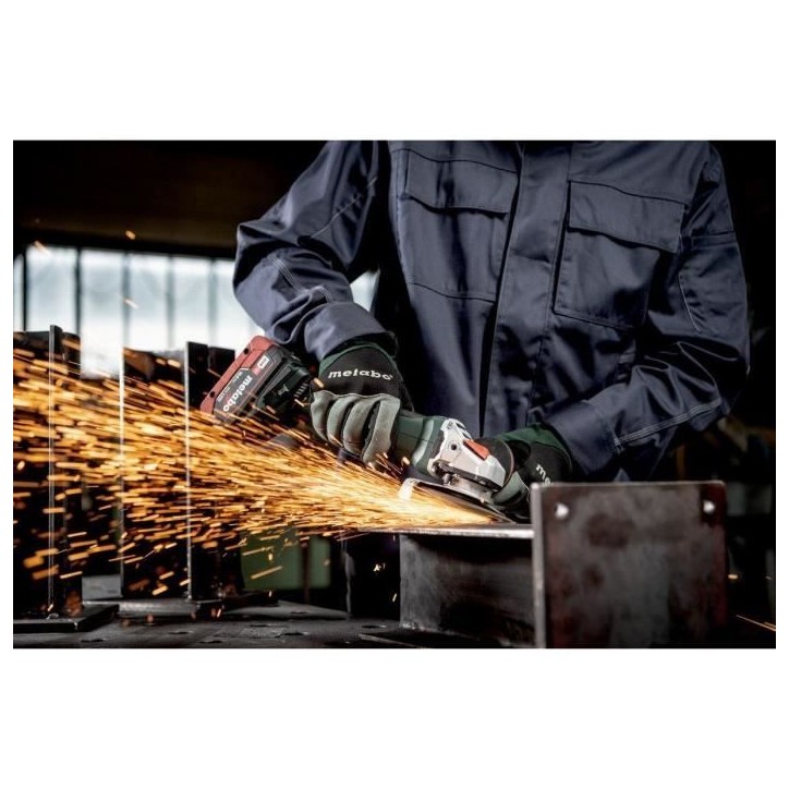 Meuleuse sans fil - METABO - WVB 18 LT BL 11-125 Quick - 18V - Béton - Professionnelle Meuleuse sans fil - METABO - WVB 18 LT BL 11-125 Quick - 18V - Béton - Professionnelle