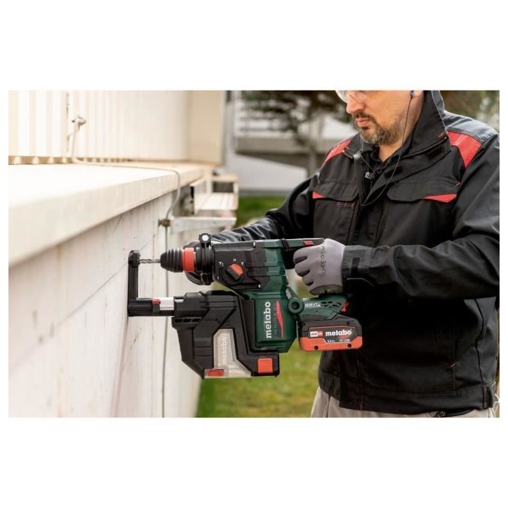 Marteau perforateur sans fil - METABO - KH 18 LTX BL 28 Q - 18 V - Brushless - 3 fonctions Marteau perforateur sans fil - METABO - KH 18 LTX BL 28 Q - 18 V - Brushless - 3 fonctions