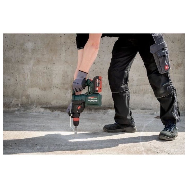 Marteau perforateur sans fil - METABO - KH 18 LTX BL 28 Q - 18 V - Brushless - 3 fonctions Marteau perforateur sans fil - METABO - KH 18 LTX BL 28 Q - 18 V - Brushless - 3 fonctions