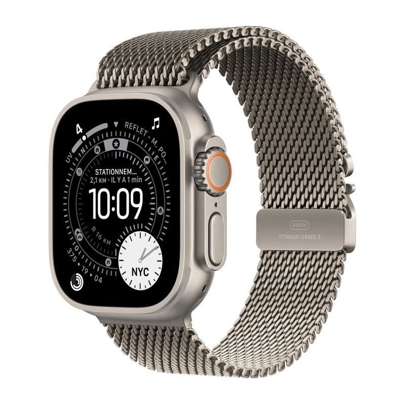 Apple Watch Ultra 3 GPS + Cellular - 49mm - Boîtier Natural Titani