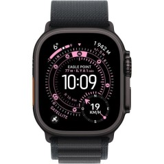 Apple Watch Ultra 3 GPS + Cellular - 49mm - Boîtier Black Titanium - Bracelet Black Alpine Loop - Small
