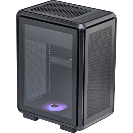 Boitier PC Gaming - COOLER MASTER - MF400M-KHNN-S00 - MasterFrame 400 Mesh Black - Micro-ATX et Mini-ITX