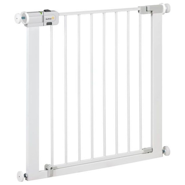 SAFETY 1ST Barriere de sécurité enfant Easy Close - Métal - 73 a 80 cm - pression, sans vis ni perçage - Blanc SAFETY 1ST Barriere de sécurité enfant Easy Close - Métal - 73 a 80 cm - pression, sans vis ni perçage - Blanc