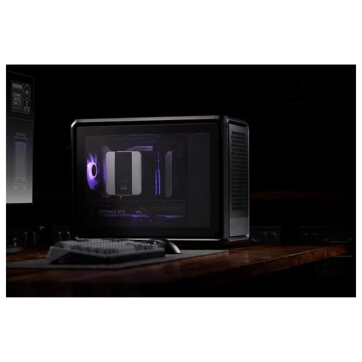 Boitier PC Gaming - COOLER MASTER - MF400M-KHNN-S00 - MasterFrame 400 Mesh Black - Micro-ATX et Mini-ITX Boitier PC Gaming - COOLER MASTER - MF400M-KHNN-S00 - MasterFrame 400 Mesh Black - Micro-ATX et Mini-ITX