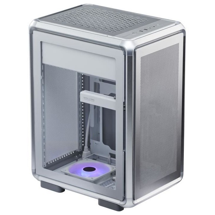 Boitier PC Gaming - COOLER MASTER - MF400M-SHNN-S00 - MasterFrame 400 Mesh Silver - Micro-ATX et Mini-ITX Boitier PC Gaming - COOLER MASTER - MF400M-SHNN-S00 - MasterFrame 400 Mesh Silver - Micro-ATX et Mini-ITX