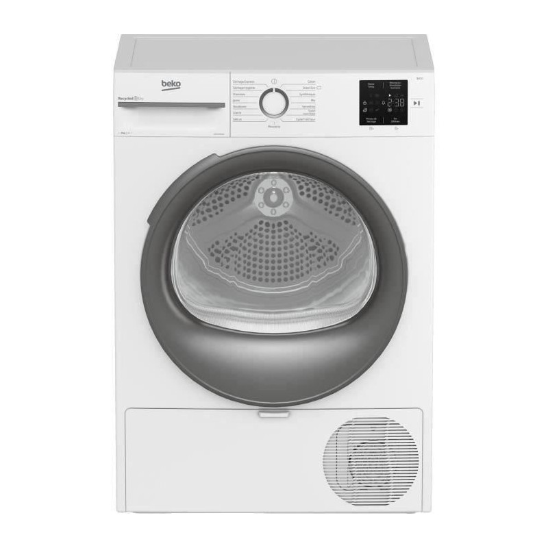 Seche-linge pompe a chaleur BEKO D3H19302W - 9 kg - L60cm - Blanc Seche-linge pompe a chaleur BEKO D3H19302W - 9 kg - L60cm - Blanc