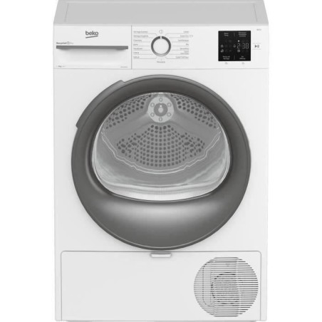Seche-linge pompe a chaleur BEKO D3H19302W - 9 kg - L60cm - Blanc