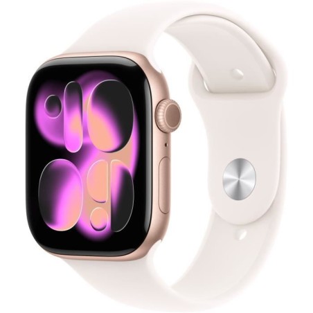 Apple Watch Series 11 GPS + Cellular - 46mm - Boîtier Rose Gold Alu