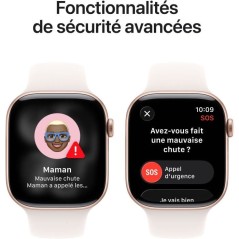 Apple Watch Series 11 GPS + Cellular - 46mm - Boîtier Rose Gold Alu