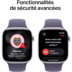 Apple Watch Series 11 GPS + Cellular - 46mm - Boîtier Silver Alumin
