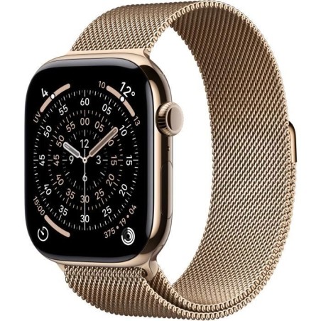 Apple Watch Series 11 GPS + Cellular - 46mm - Boîtier Gold Titanium