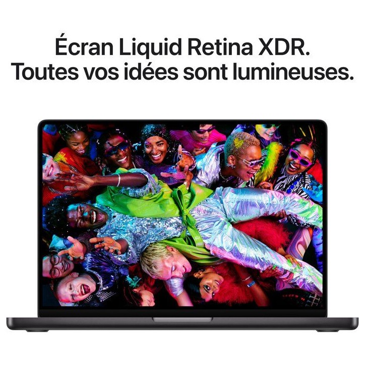Apple - 14,2 MacBook Pro M5 Pro (2026) - RAM 24Go - Stockage 1To - CPU 15 coeurs - GPU 16 coeurs - Noir Sidéral Apple - 14,2 MacBook Pro M5 Pro (2026) - RAM 24Go - Stockage 1To - CPU 15 coeurs - GPU 16 coeurs - Noir Sidéral