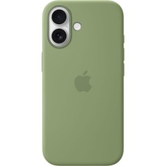 APPLE iPhone 17 - Coque en silicone avec MagSafe - Light Moss