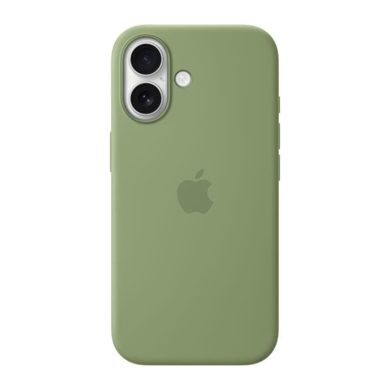 APPLE iPhone 17 - Coque en silicone avec MagSafe - Light Moss