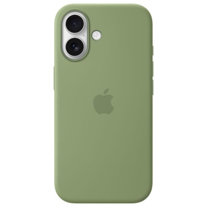 APPLE iPhone 17 - Coque en silicone avec MagSafe - Light Moss