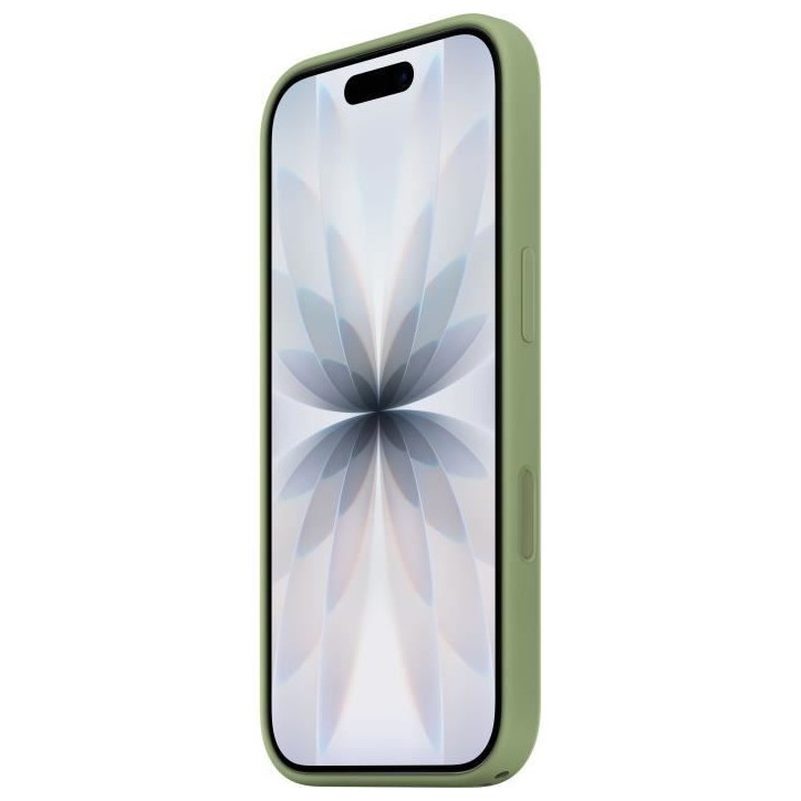 APPLE iPhone 17 - Coque en silicone avec MagSafe - Light Moss
